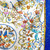 Hermes "Pierres d'Orient et d' Occident" Blue, White, Gold Scarf