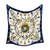 Hermes "Les Cles" Navy, White, Gold Scarf
