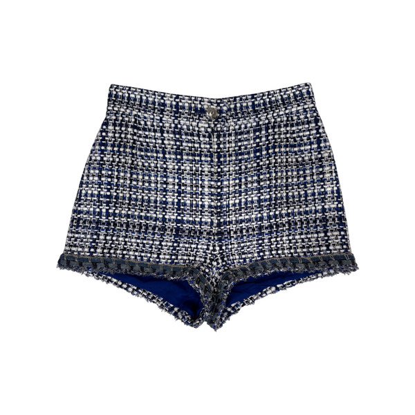 Chanel Blue Micro Shorts