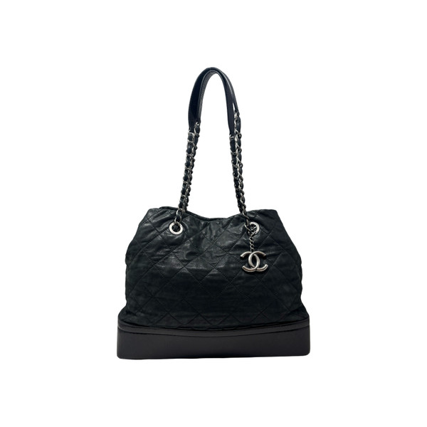 Chanel Black Iridescent Gabrielle Tote