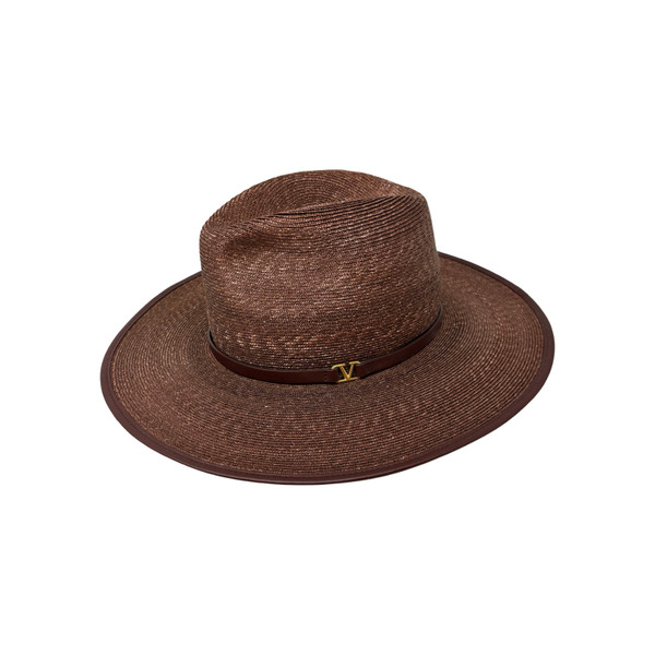 Valentino Brown Straw Hat