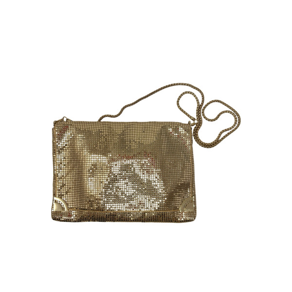 Glomesh Gold Sequin Clutch