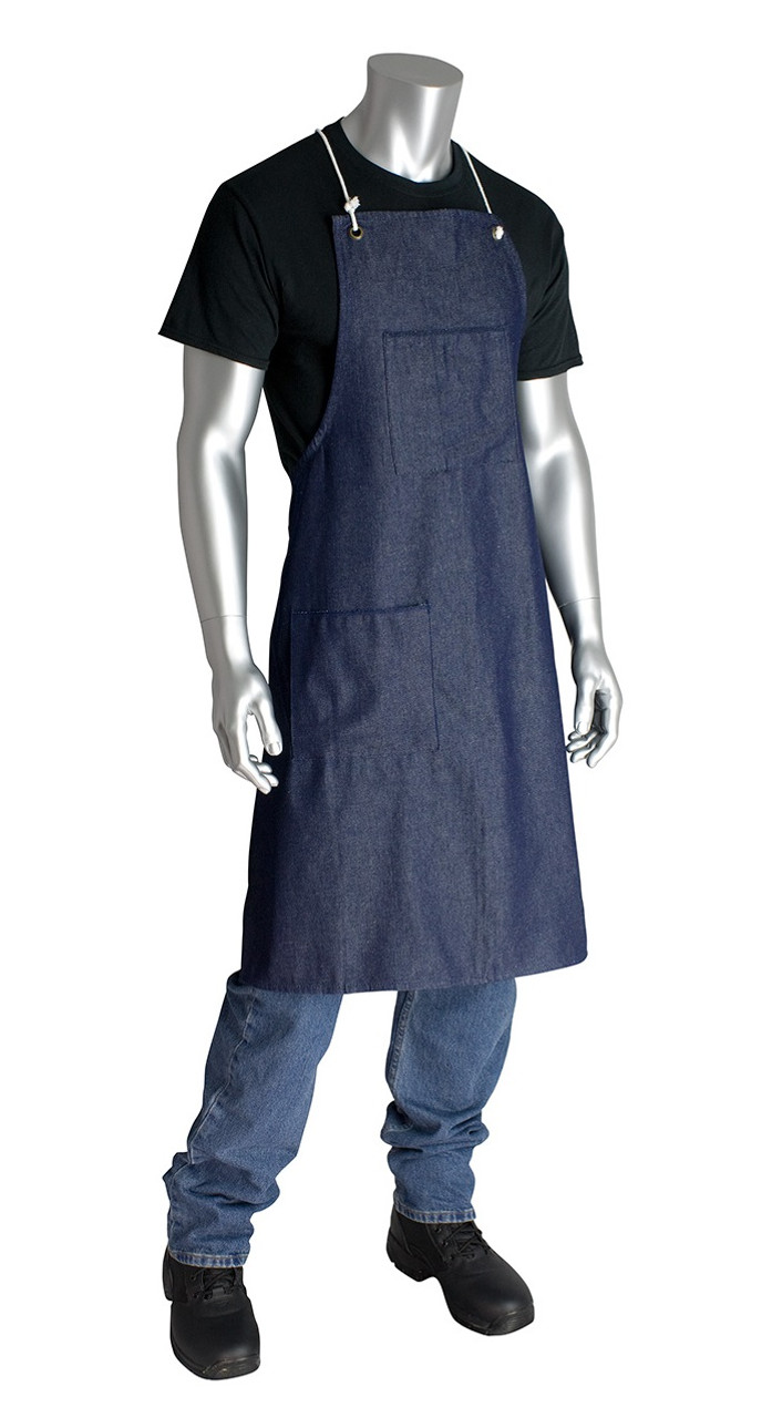 DENIM DUNGAREE PROBAN® CRAFTMAN APRON Buy in Bulk - 6 Packs: 2 ct. (12 total) Creativity Street