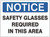 Safety Glasses Required In This Area