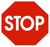 "STOP" Instructional Sign