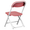 2 Pk. Kids Burgundy Plastic Folding Chair