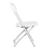 2 Pk. Kids White Plastic Folding Chair