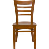 TYCOON Series Ladder Back Cherry Wood Restaurant Chair