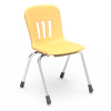 Metaphor Series 16" Classroom Chair, Squash Bucket, Chrome Frame, 3rd - 4th Grade - Set of 4 Chairs