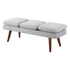 Amanda 54" Mid-Century Bench AMD54-SF3