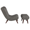 Hawkins Lounger with Ottoman HWK-PD26