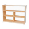 Versatile Shelf Storage with Acrylic Back