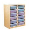 Letter Tray Glide Storage with Translucent Trays