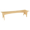 Scalloped Straight Bench