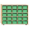 Contender Mobile 25 Tray Storage - Assembled with Casters