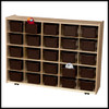 Contender Mobile 25 Tray Storage - Assembled with Casters