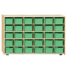 Contender Mobile 30 Tray Storage Assembled with Casters