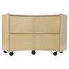 Contender Mobile Concave Storage Unit - Assembled