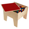 Contender 2-N-1 Activity Table with Red DUPLO® Compatible Top - RTA