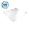 Desktex® Pack of 4 Crystal Clear Vinyl Rectangular Desk Pads - 17" x 22"