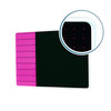 Viztex® Glacier Violet & Black Plan & Grid Glass Dry Erase Board - 17" x 23"