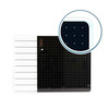 Viztex® Glacier Plan & Grid Glass Dry Erase Board - 14" x 14"