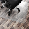 CraftTex® Clear Floor Mat for Hard Floors - 35" x 47"
