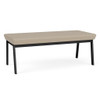 Newport Waiting Reception 2 Seat Bench Metal Frame