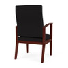 Amherst Wood Waiting Reception High Back Hip Chair Wood Frame