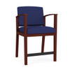 Amherst Wood Waiting Reception Hip Chair Wood Frame