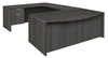 Legacy 71" Bow Front Pedestal U-Desk