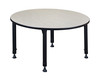 Kee Round Height Adjustable Classroom Table