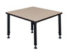 Kee Square Height Adjustable Classroom Table