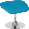 Egg Series Aqua Fabric Ottoman