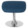 Egg Series Blue Fabric Ottoman