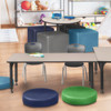 Kee 72" x 24" Height Adjustable Classroom Table With 2 Andy 12-in Stack Chairs