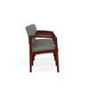 Lenox Wood Waiting Reception 3 Seat Tandem Seating Wood Frame