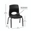 MyPosture™  Plus 8" Chair with Chrome Legs
