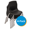 MyPosture™ Plus 10" Chair - Set of 4 with Chrome Legs