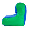 School Age Double High Back Lounger - Blue/Green
