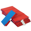 Angels Rest Nap Mat 1" - Red/Blue 4-Section Folding Mat - 10 Pack