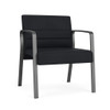 Waterfall Waiting Reception Wide Guest Chair Metal Frame