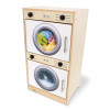 Contemporary Washer / Dryer - White