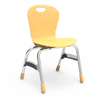 ZUMA Series 15" Classroom Chair, Squash Bucket, Chrome Frame, 1st - 4th Grade - Set of 5 Chairs