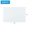 MasterVision Anti-Microbial Magnetic Steel Dry-Erase Board White Aluminum Frame