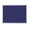 MasterVision Ayda Blue Felt Bulletin Board Aluminum Frame
