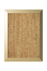 MasterVision Decorative Cork Bulletin Board, Gold Metallic Frame, 18" X 24"