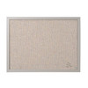 MasterVision Grey Fabric Bulletin Board, 18" X 24", Gray MDF Frame