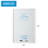 MasterVision Magnetic Dry-Erase Quote Travel Board 16" X 24" White Frame