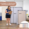 Children’s Factory Rectangle PlayPanel folded for storage – compact and portable design